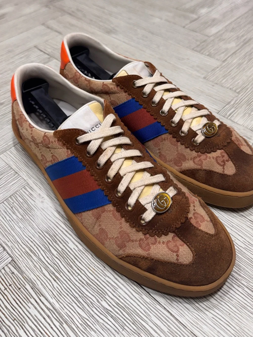 Gucci G74 Web Low Sneakers